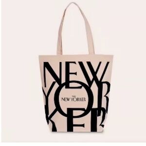 The New Yorker Canvas Tote Bag